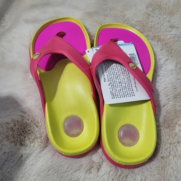Hawaiian Jellys Slide Flip Flop Thong Flat Sandals Women's Sz 8 - Picture 3 of 11